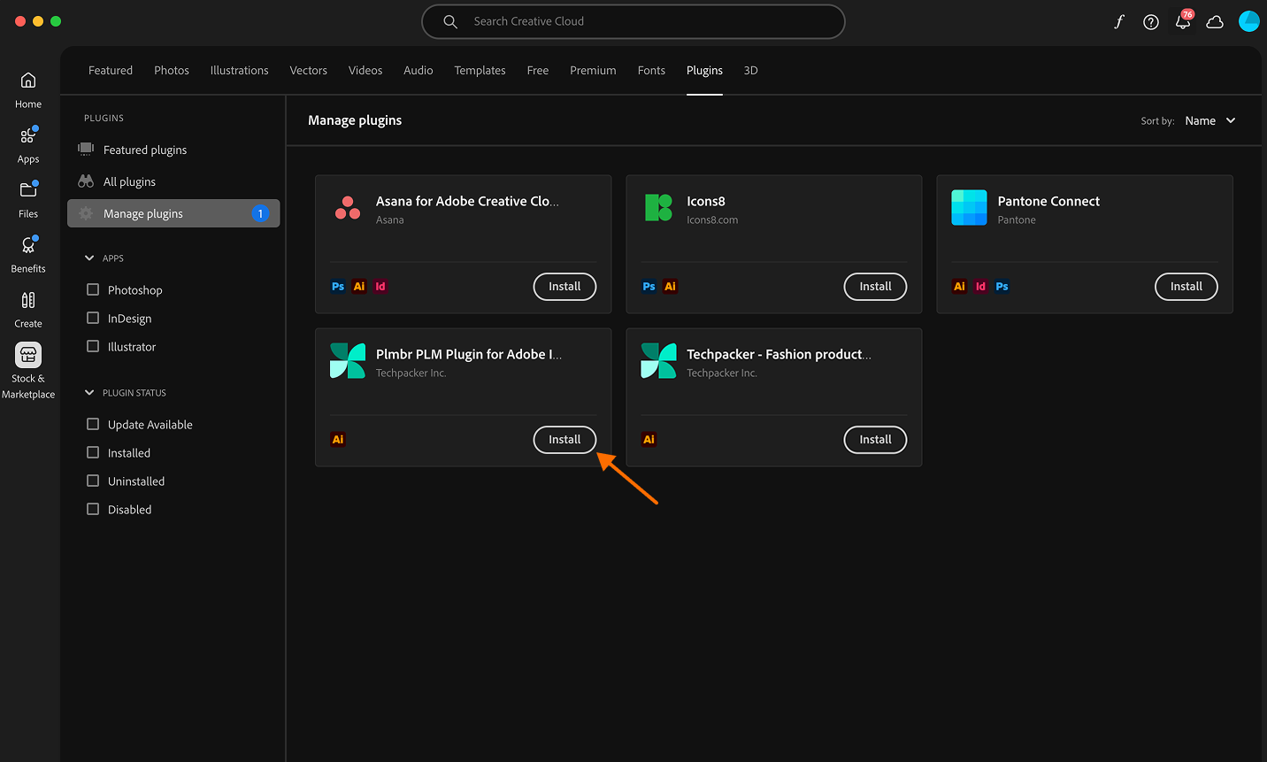Install Plmbr PLM Plugin extension.png